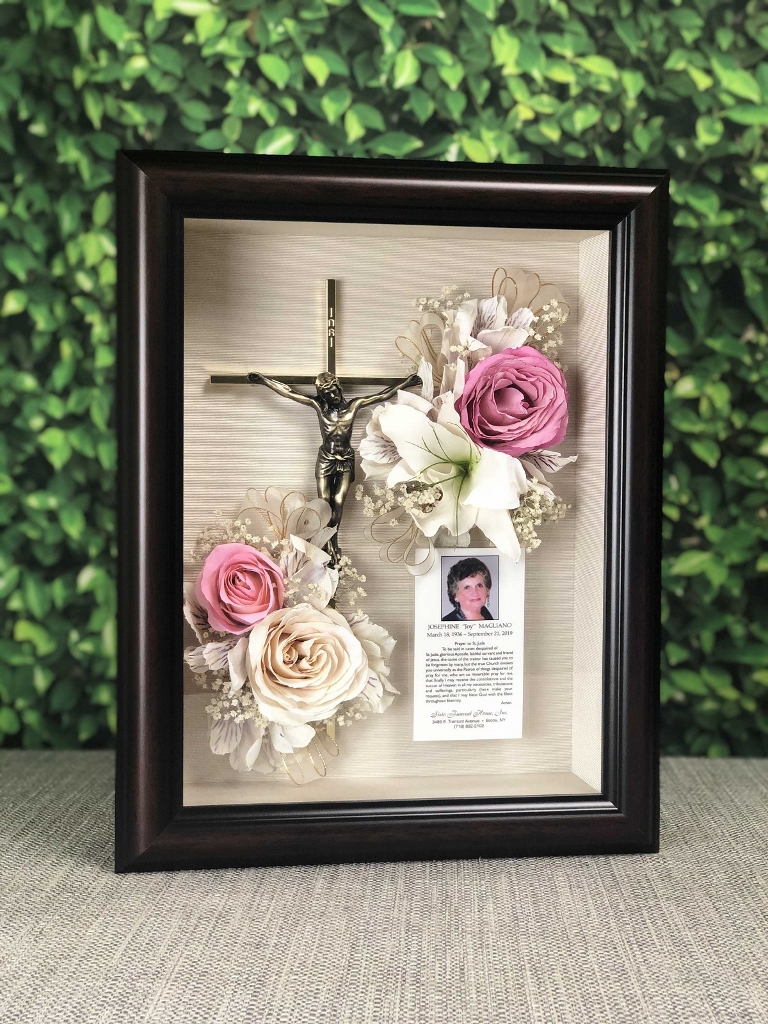 Shadow Box Floral Preservation DEPOSIT Only Wedding Bouquet